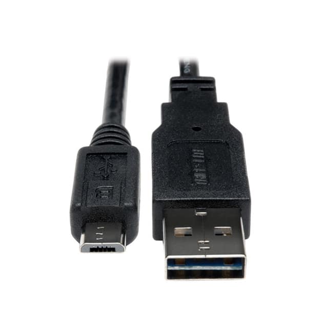 UR050-06N CBL USB2.0 A PLUG-MCR B PLG 0.5'