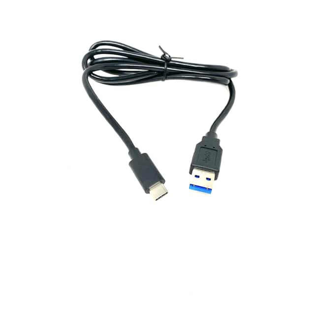 USBCM301M0USBAMBKR CABLE A PLUG TO C PLUG 3.28'