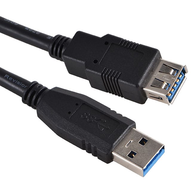 A-USB30AM-30AF-050 CABLE A RCPT TO A PLUG 1.64'