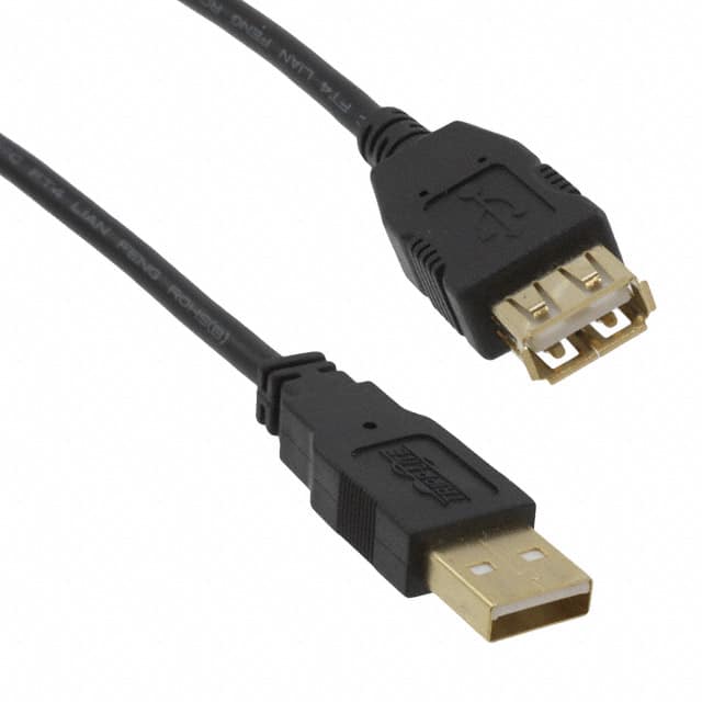 U024-010 CBL USB2.0 A RCPT TO A PLUG 10'