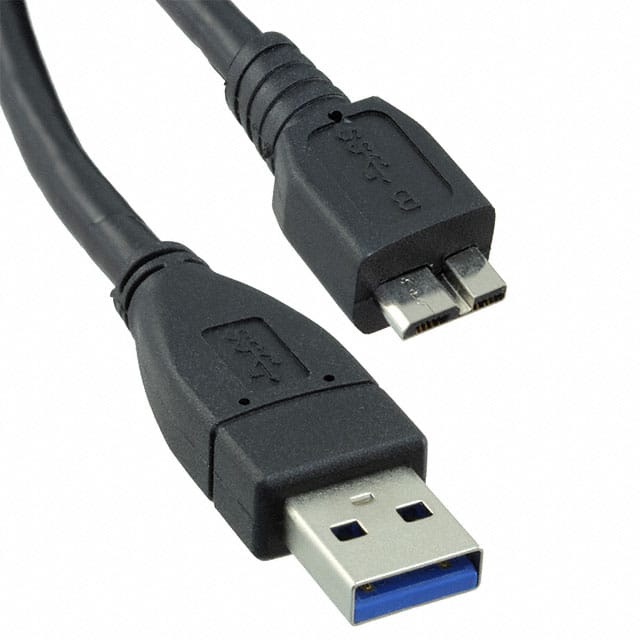 USB 3.0 A MICRO B CABLE CABLE A PLUG TO MCR B PLUG 3.28'