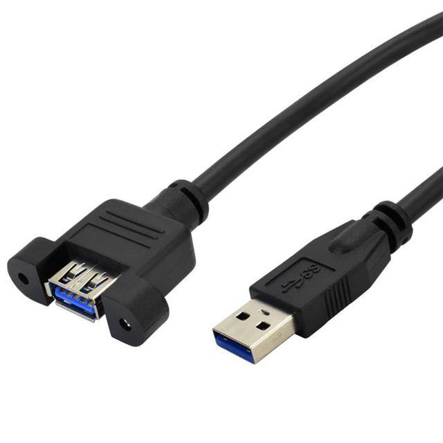 SC-3APK001F CABLE USB 3.0 MALE TO FEMALE 1FT