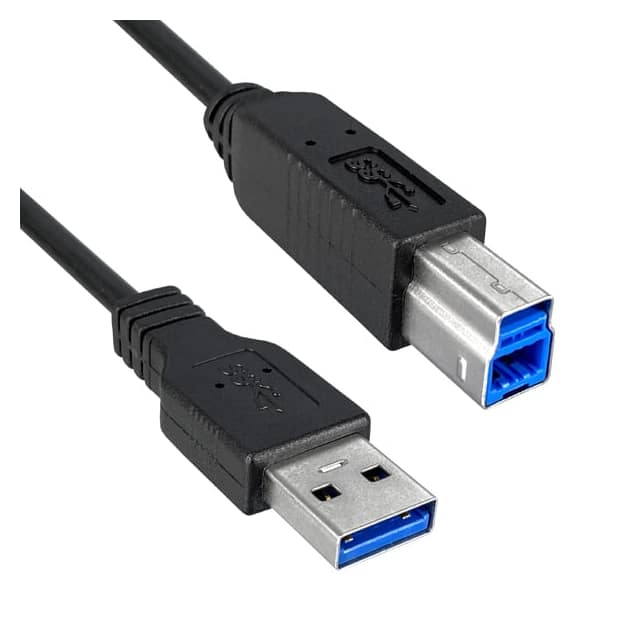 3023003-01M CABLE A PLUG TO B PLUG 3.28'