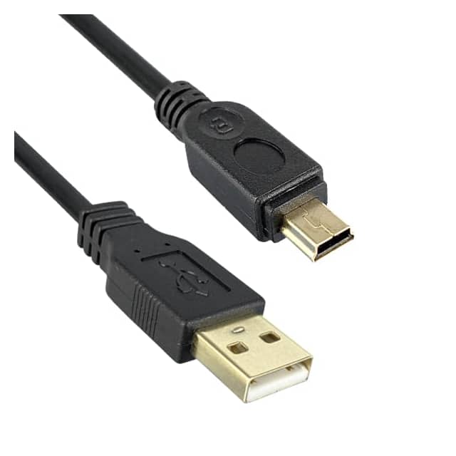3021021-16 CBL USB2.0 A PL-MIN B PL 16'