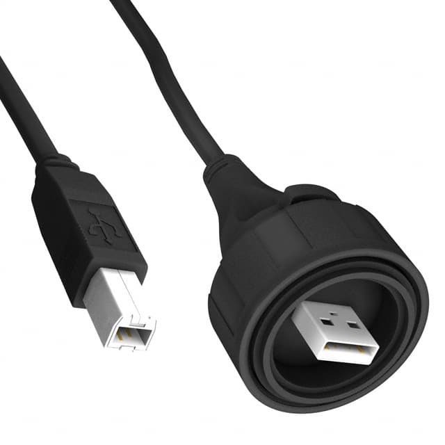PX0840/A/3M00 CBL USB2.0 A PLUG-B PLUG W/COUPL