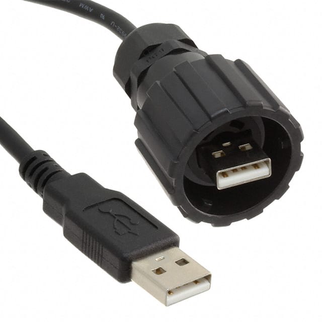 17-200241 CBL USB2.0 A PLUG-A PLUG W/COUPL