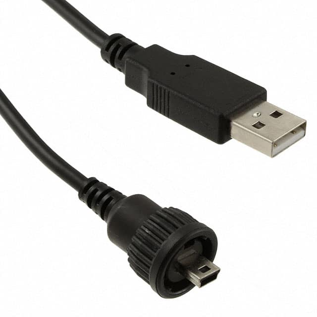 DCM-USBNB-USBAR2 CBL USB2.0 A PLG-MIN B PL W/COUP