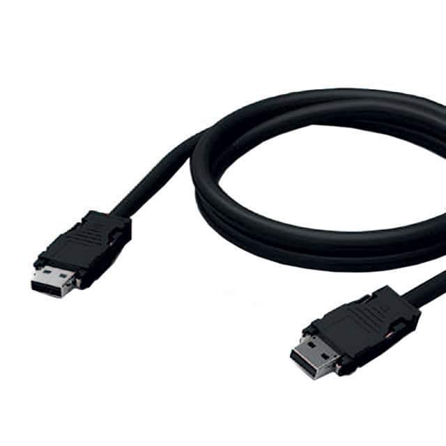 2083112-2 CBL USB2.0 A PLUG TO A PLG 3.28'