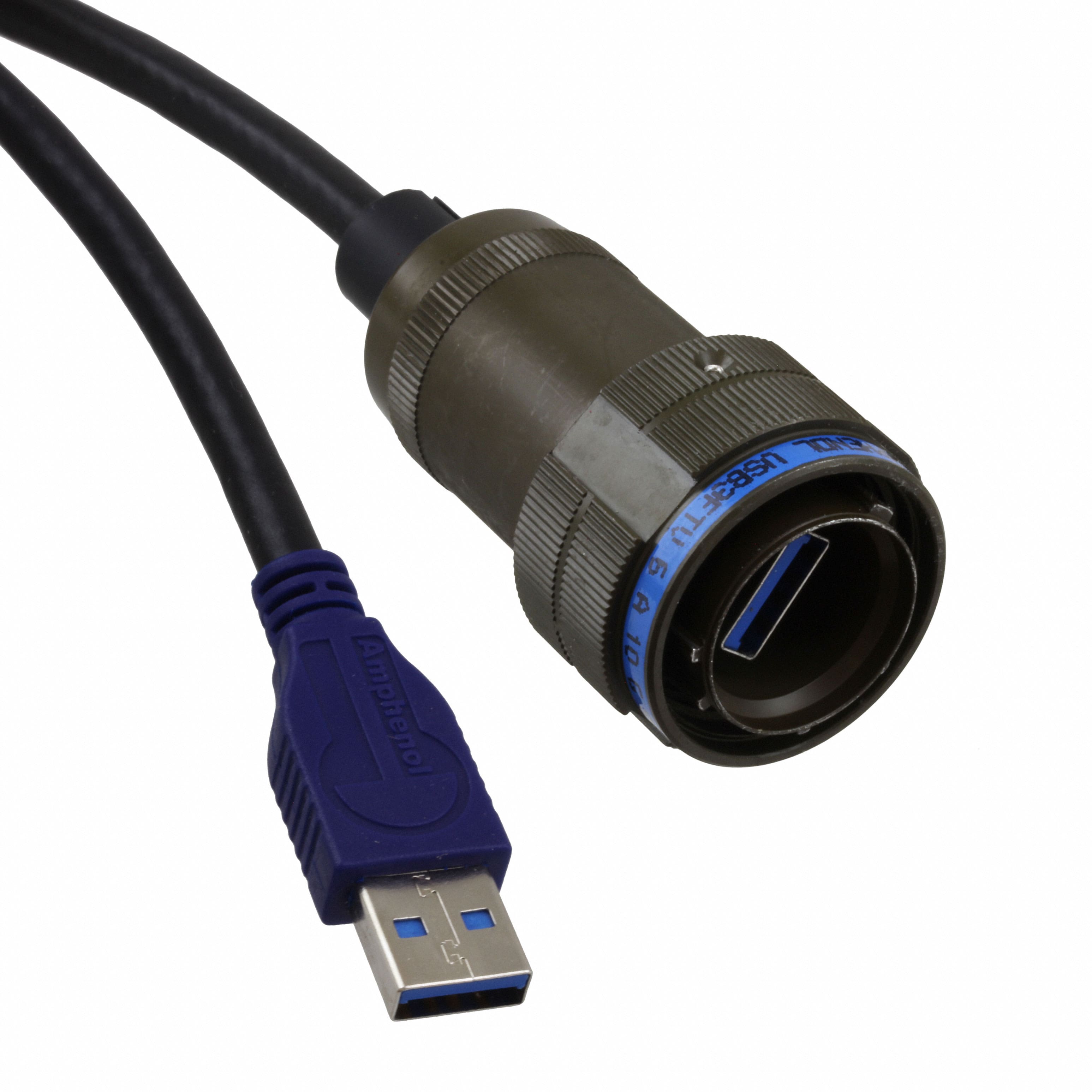 USB3FTV6A10GSTR CBL A PLUG-A PLUG W/COUPL 3.28'