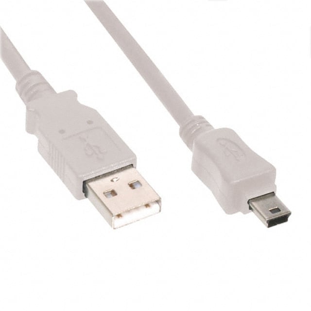AK672M/2-5-GR CBL USB2.0 A PL-MIN B PL 16.4'