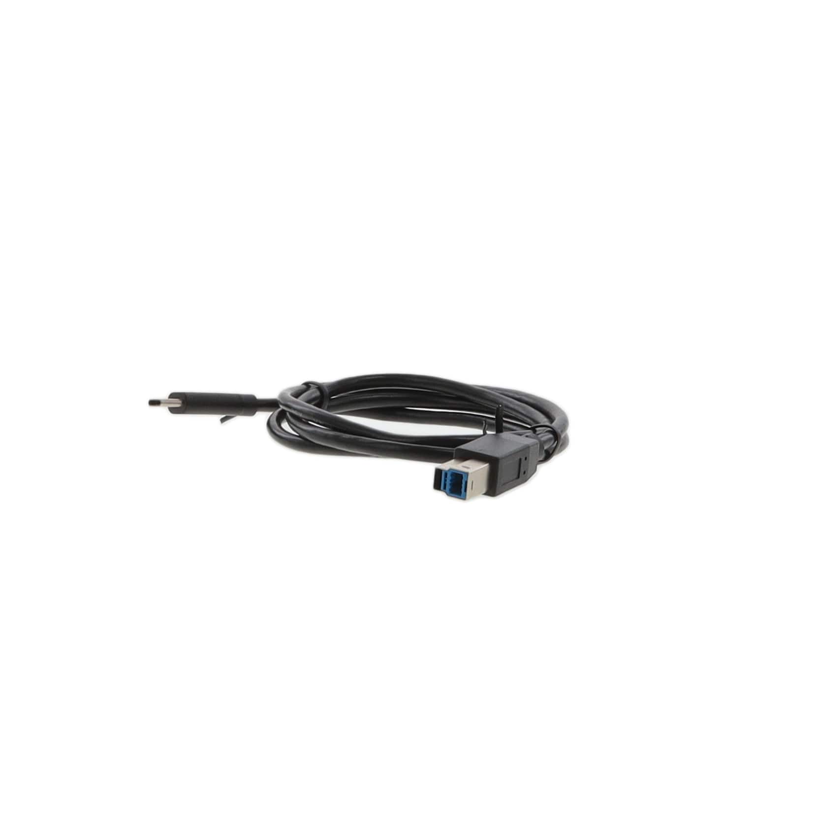 USBCM301M0USBBMMBKR CABLE B PLUG TO C PLUG 3.28'