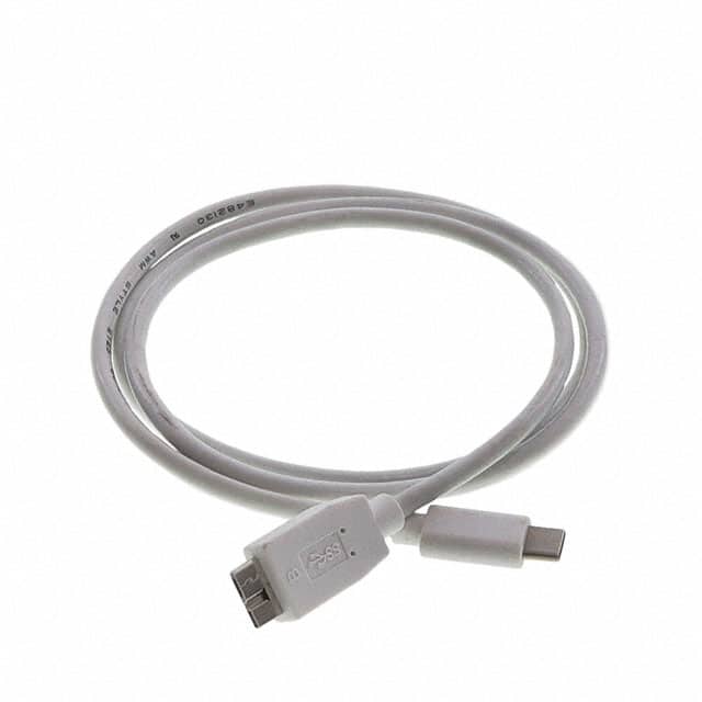 USBCM301M0MICBMMWHR CABLE MCR B PLUG TO C PLUG 3.28'