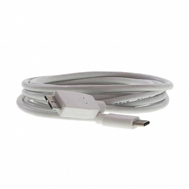 USBCM302M0MICBMMWHR CABLE MCR B PLUG TO C PLUG 6.56'