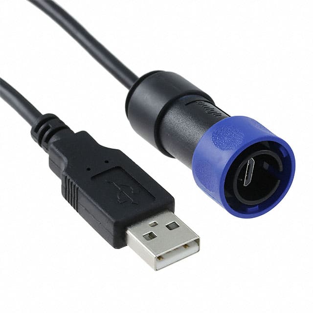 PXP4040/B/5M00 CBL USB2.0 A PLG-MCR B PL W/COUP