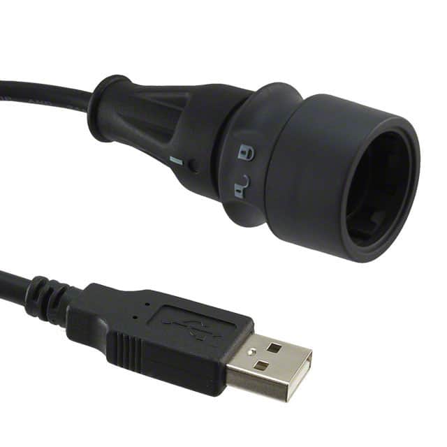 PXP6040/B/2M00 CBL USB2.0 A PLUG-B PLUG W/COUPL