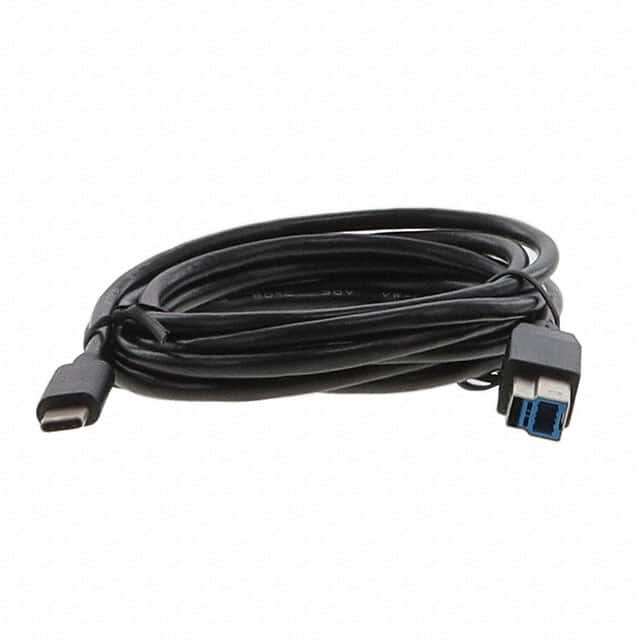 USBCM302M0USBBMMBKR CABLE B PLUG TO C PLUG 6.56'