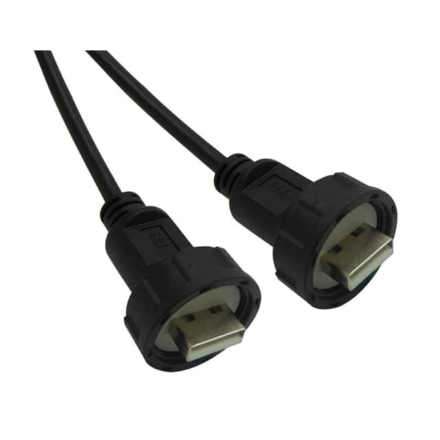 67U2AA-006-K CBL USB2.0 A PLUG-A PLUG W/COUPL