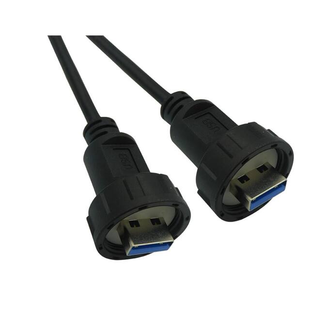 67U3AA-006-K CBL A PLUG TO A PLUG W/COUPL 6'