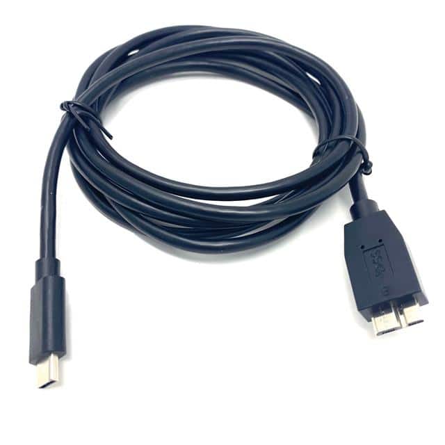 USBCM302M0MICBMMBKR CABLE MCR B PLUG TO C PLUG 6.56'