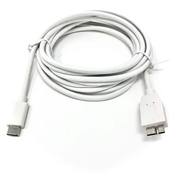 USBCM303M0MICBMMWHR CABLE MCR B PLUG TO C PLUG 9.84'