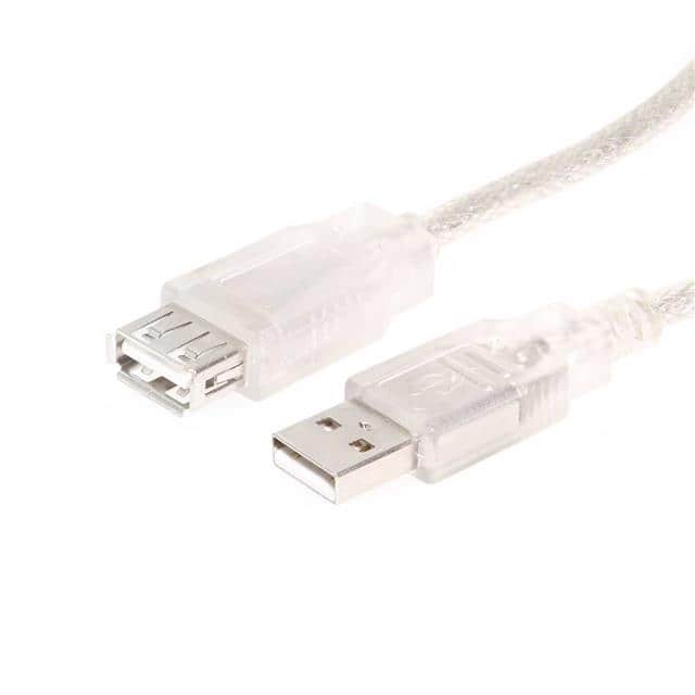 USBG-AAE3C CBL USB2.0 A RCPT TO A PLUG 10'