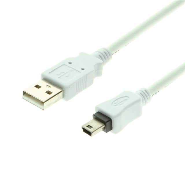 USBG-0878W CBL USB2.0 A PLG-MIN B PLG 0.67'