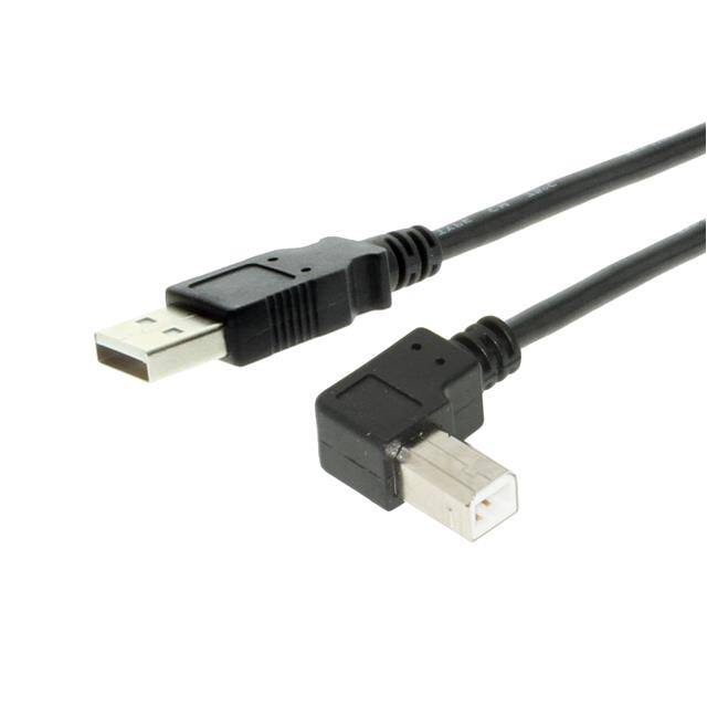 USBG-1708 10FT. USB 2.0 A TO B LEFT ANGLE
