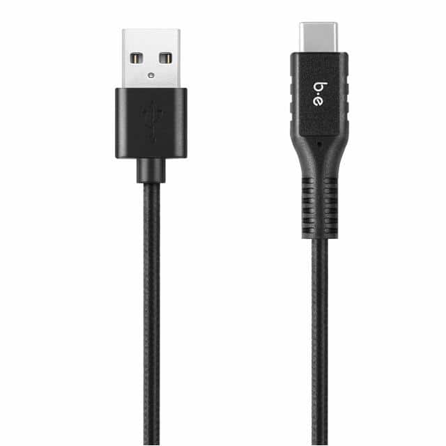 B4TCBK BRAIDED USB-C CABLE 4FT BLACK