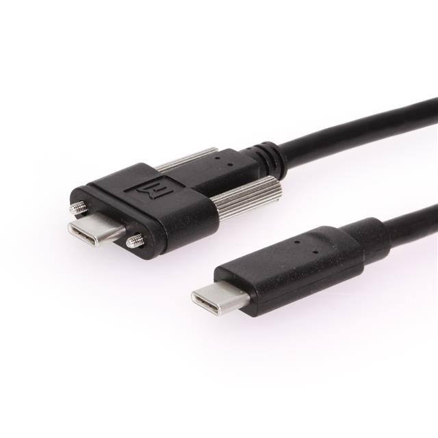 CG-G2SL1CC-1M USB 3.1 TYPE-C TO C DUAL SCREW L