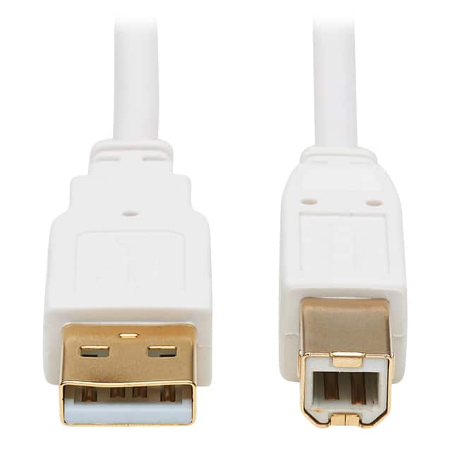 U022AB-010-WH CBL USB2.0 A PLUG TO B PLUG 10'