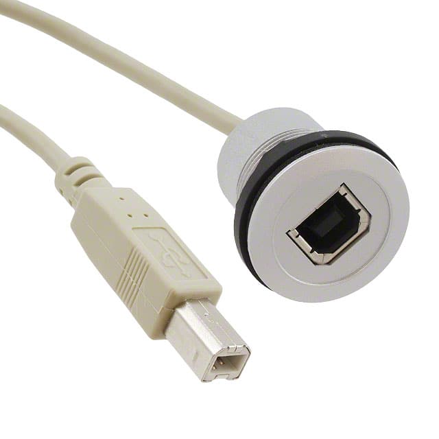 09454521910 CBL USB2.0 B RCPT TO B PLG 1.64'
