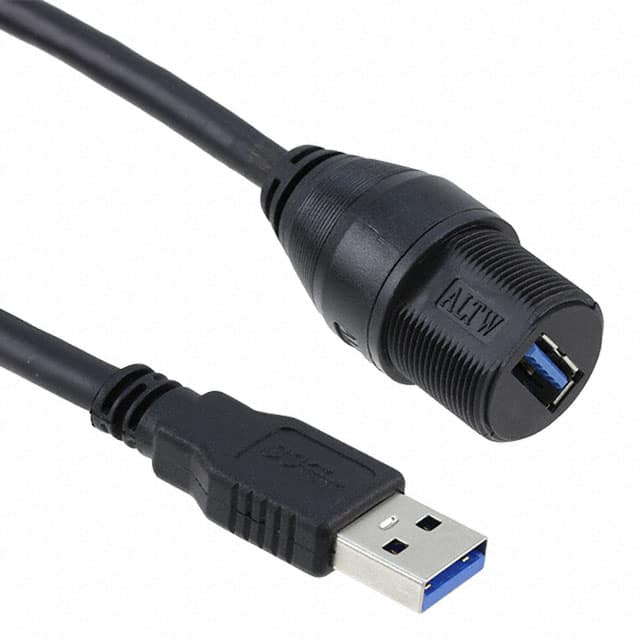 UA30ML-NAML-SB003 CBL A RCPT-A PLUG W/COUPL 9.84'