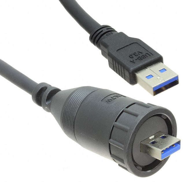 UA30FL-NAML-LB002 CBL A PLUG-A PLUG W/COUPL 6.56'