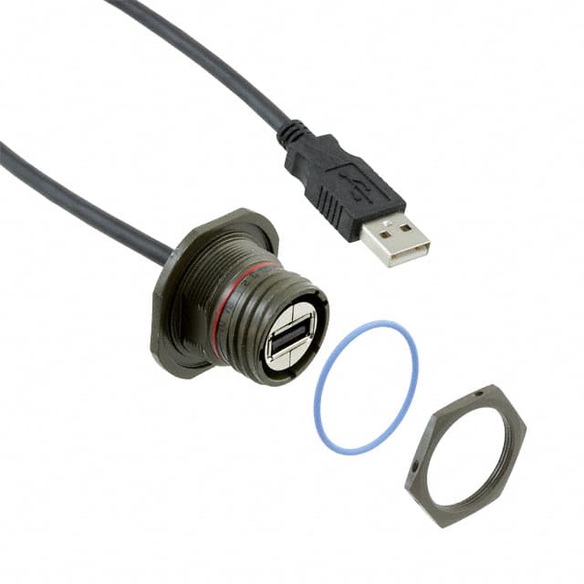 USBFTV7SA2G05A CBL USB2.0 A RCPT-A PLUG W/COUPL