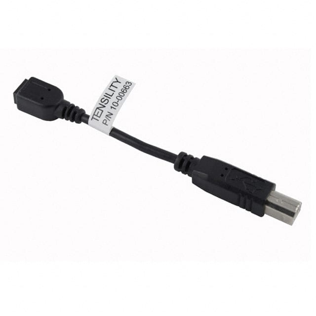 10-00663 CBL USB2.0 MIN B RCP-B PLG 0.33'