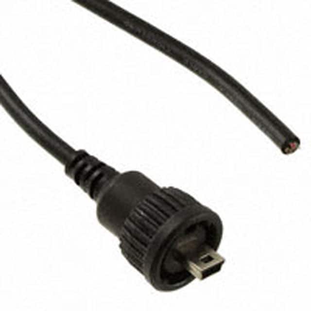 DCM-USBNB-R5 CBL USB2.0 MIN B PLG-OPN W/COUPL