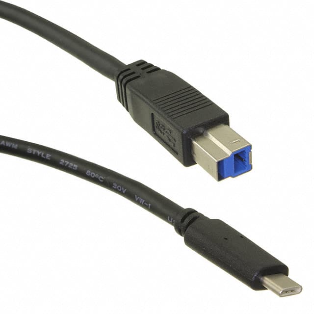 105-1030-BL-00100 CABLE B PLUG TO C PLUG 3.28'