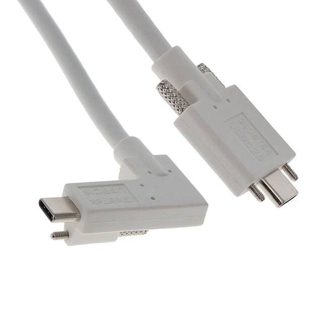 USBCW3M0USBC2SLEMWH CABLE C PLUG TO C PLUG 9.84'
