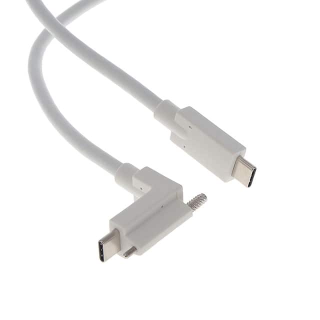 USBCW1M0USBC1SDEMWH CABLE C PLUG TO C PLUG 3.28'