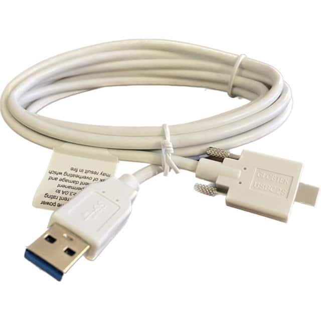 USBAW3M0USBC2SWH CABLE A PLUG TO C PLUG 9.84'