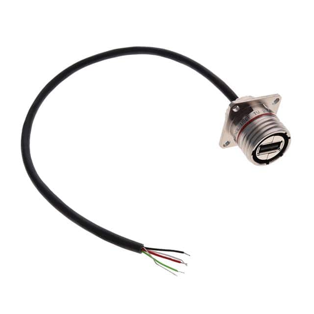USBFTV2SA2N03OPEN CBL USB2.0 A RCPT-OPEN W/COUPL