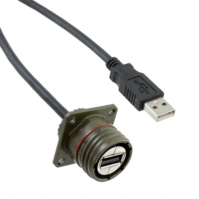USBFTV2SA2G05A CBL USB2.0 A RCPT-A PLUG W/COUPL