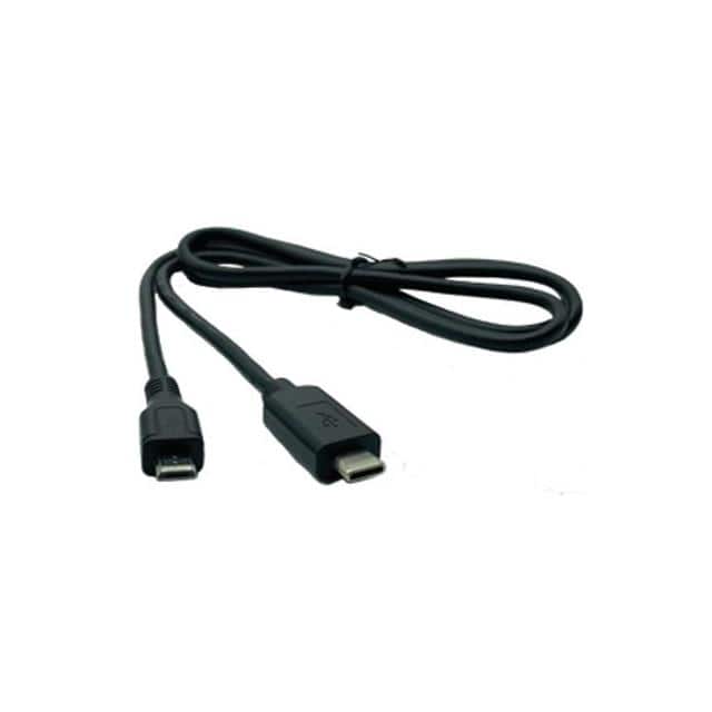 MB-C-2M-BK TYPEC MALE - MICROB, 2 METER, BL