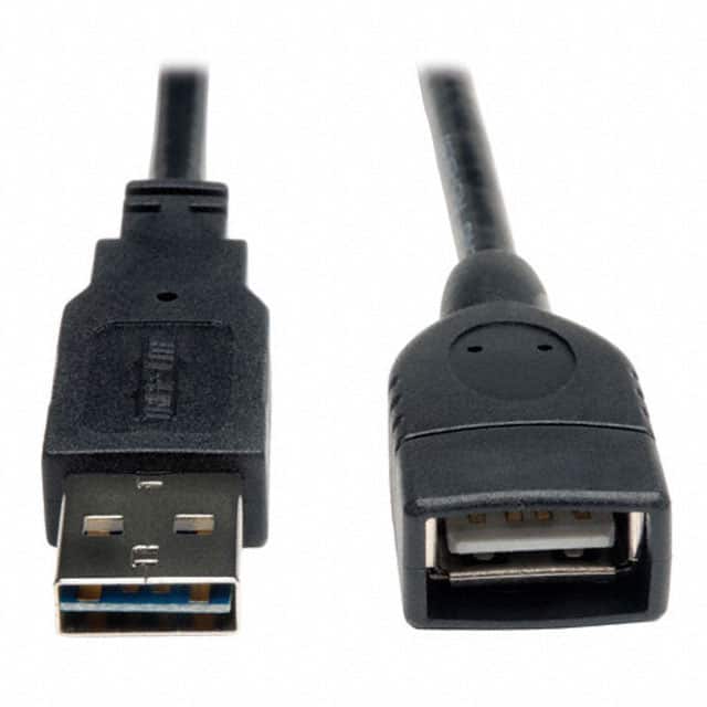 UR024-001 CBL USB2.0 A RCPT TO A PLUG 1'