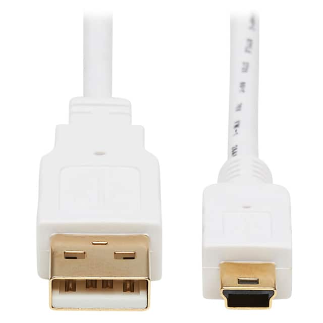 U030AB-006-WH CBL USB2.0 A PLUG-MIN B PLUG 6'