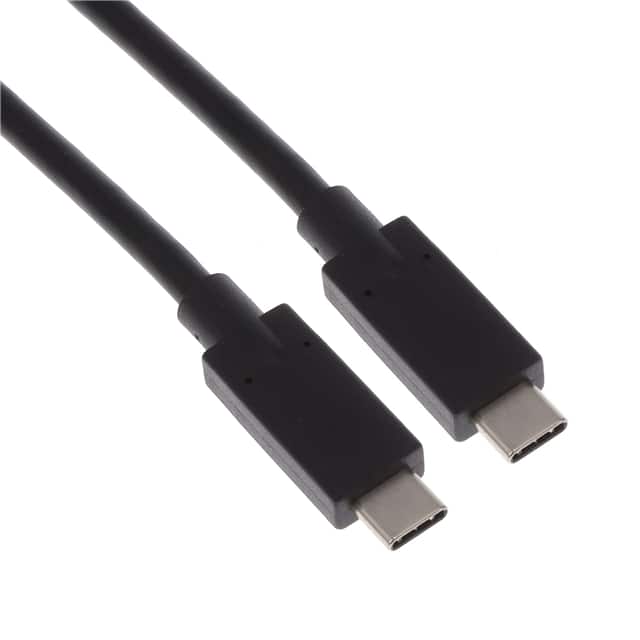 USBCM313M0USBCMMMBKR CABLE C PLUG TO C PLUG 9.84'