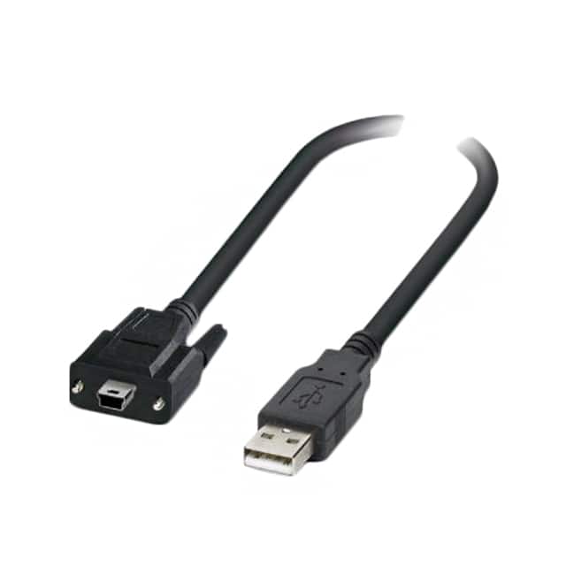 2908217 CBL USB2.0 A PLG-MIN B PLG 9.84'
