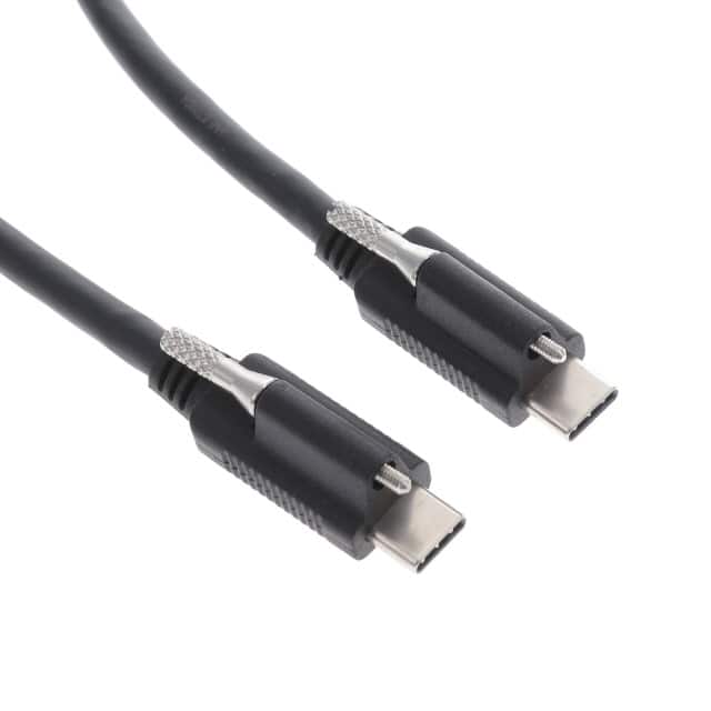 DX07550B20K19510 CABLE C RCPT TO C PLUG 6.56'