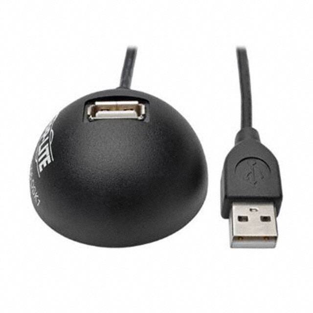 U024-005-DSK1 CBL USB2.0 A RCPT TO A PLUG 5'