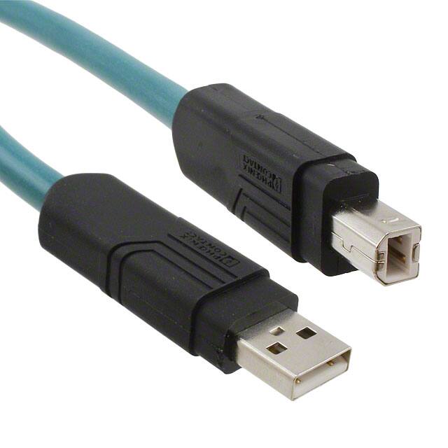 1654853 CBL USB2.0 A PLUG TO B PLG 3.28'